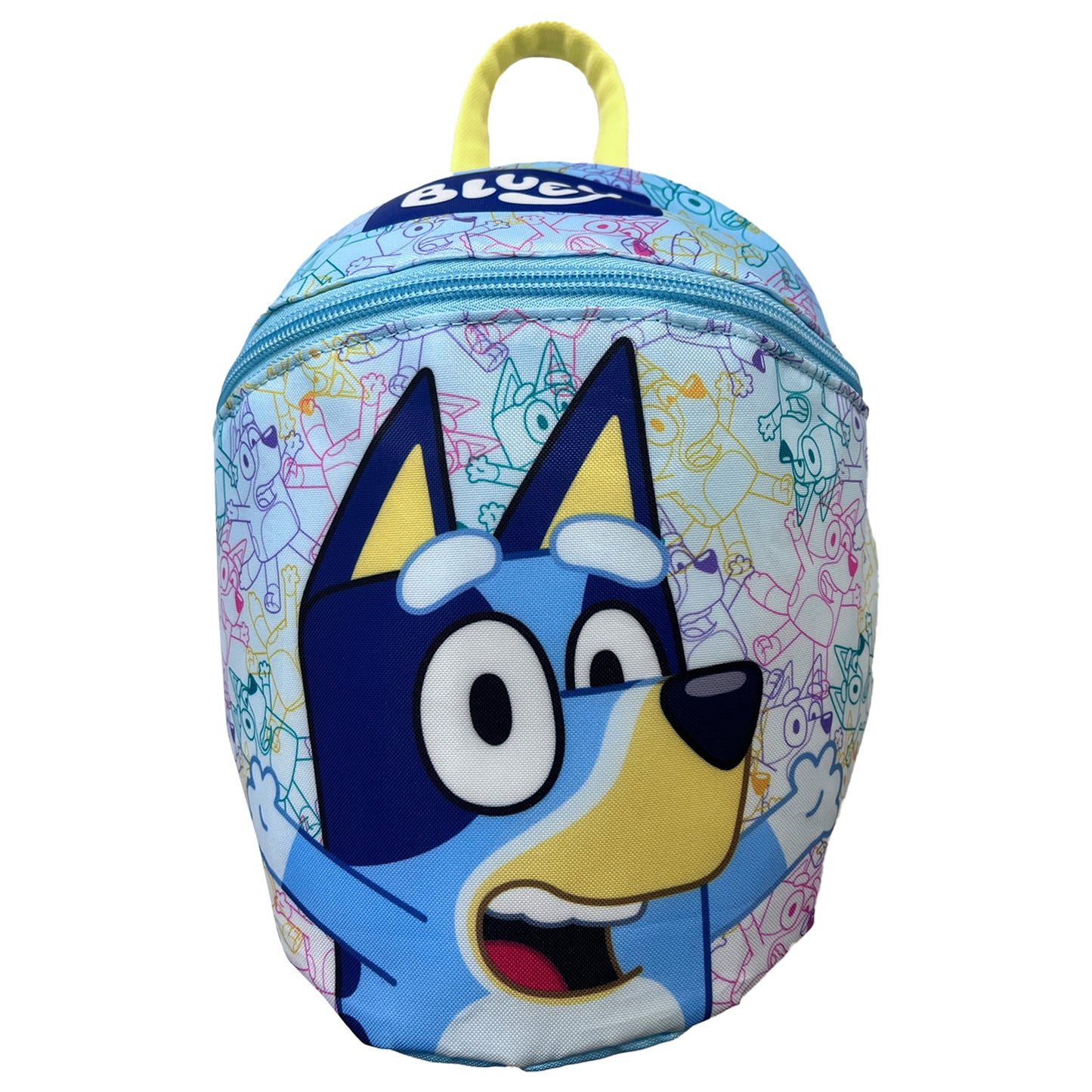 Bluey Toddler Boys Backpack with Reins | Adjustable Straps & Detachable Leash | H26cm x W19cm x D12cm