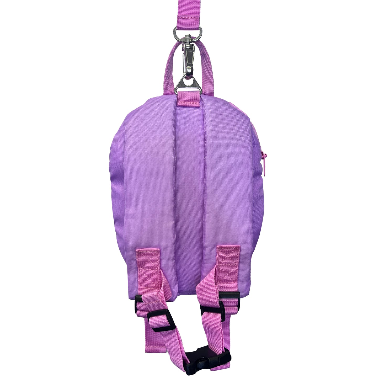 Pink Bluey Toddler Backpack with Reins | Adjustable Straps & Detachable Leash | H26cm x W19cm x D12cm