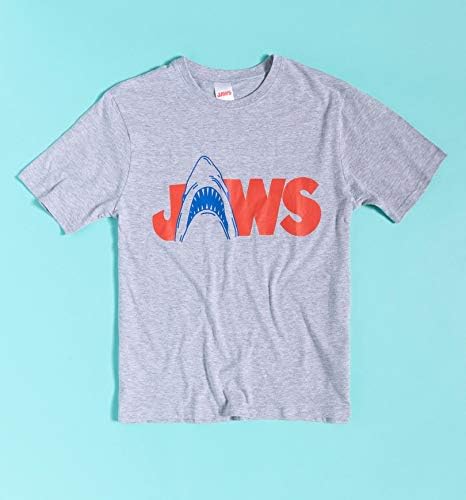 Jaws Men's Pyjamas | Short Sleeve Top & Cuffed Lounge Pants | (Men's Sizes)