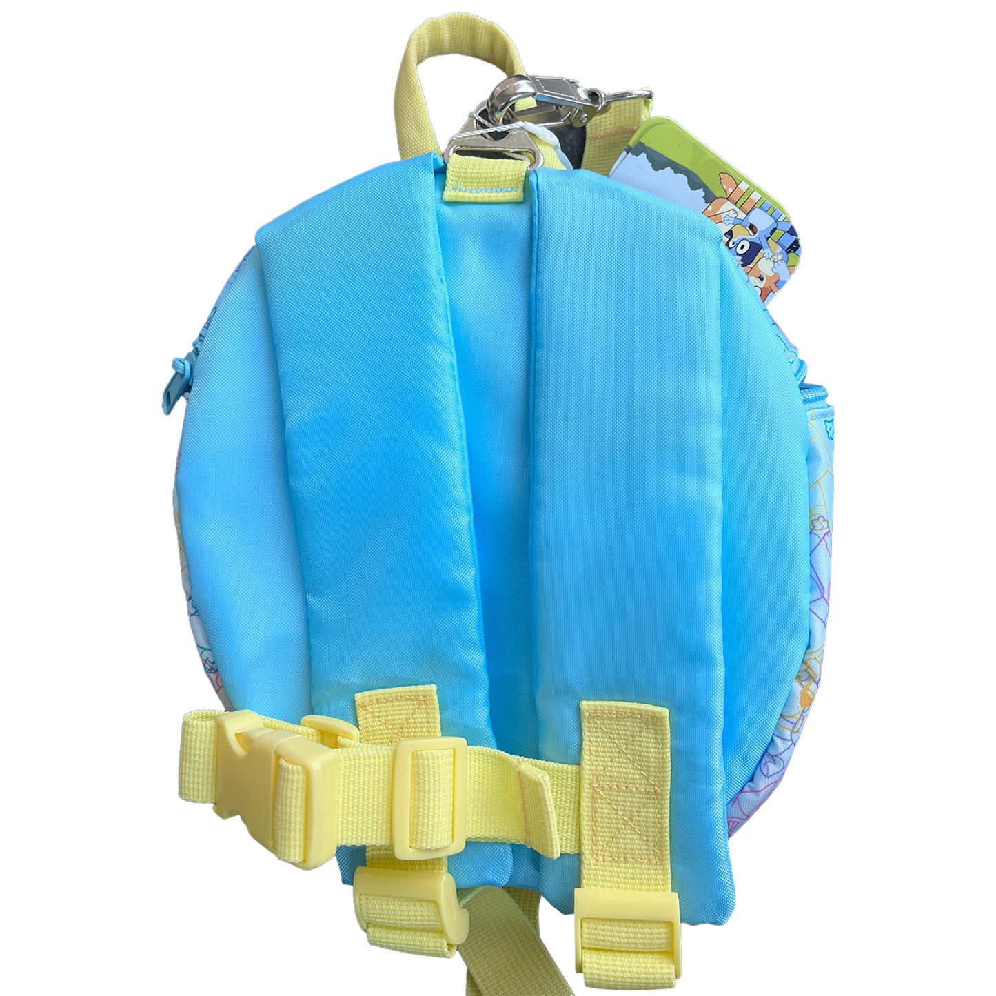 Bluey Toddler Boys Backpack with Reins | Adjustable Straps & Detachable Leash | H26cm x W19cm x D12cm