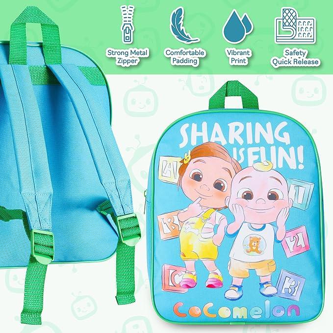 Cocomelon Backpack Children's Backpacks Nursery Bag, Blue, One Size Small SPECIAL OFFER