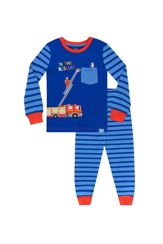 Boys' "To the Rescue" Fire Truck Pyjama Set | Heroic & Cozy | 5-6 Years