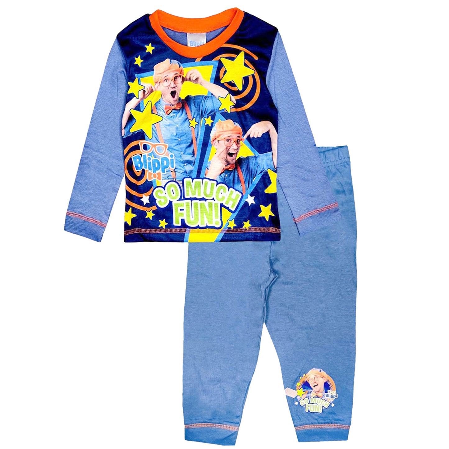 Blippi Boys' Pyjamas | So Much Fun! | Toddler Sizes (18 Months to 5 Years)