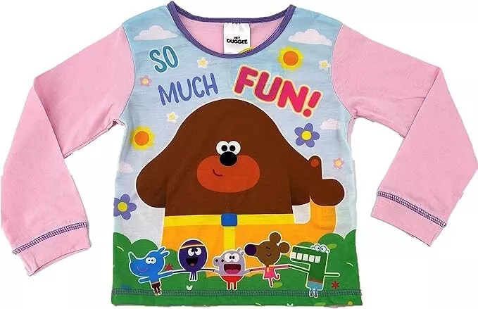 Hey Duggee Girls' Pyjamas | So Much Fun | Toddler Sizes (18 Months to 5 Years)