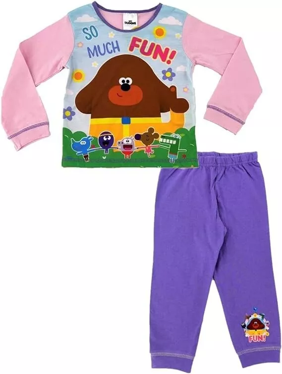 Hey Duggee Girls' Pyjamas | So Much Fun | Toddler Sizes (18 Months to 5 Years)