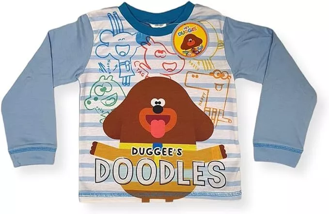 Hey Duggee Boys' Pyjamas | Doodles | Toddler Sizes (18 Months to 5 Years)
