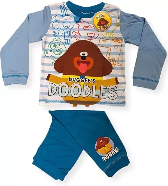 Hey Duggee Boys' Pyjamas | Doodles | Toddler Sizes (18 Months to 5 Years)