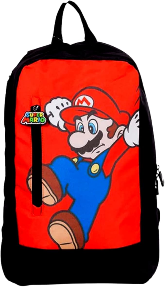 Kids Boys Bag Nintendo Mario Super Mario Bros 40 CM Backpack - Perfect For School And Travel