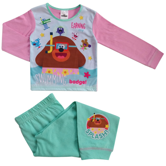 Hey Duggee Girls' Pyjamas | Earn Your Swimming Badge | Toddler Sizes (18 Months to 5 Years)