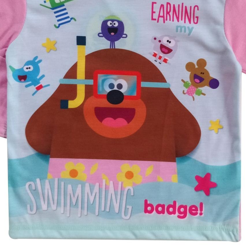 Hey Duggee Girls' Pyjamas | Earn Your Swimming Badge | Toddler Sizes (18 Months to 5 Years)