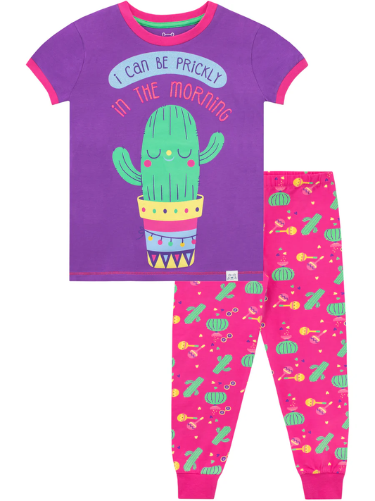 Women's "I Can Be Prickly in the Morning" Pyjama Set | Fun & Comfy | Size Medium (12-14 UK)