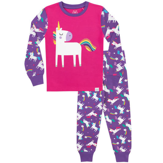 Girls' Unicorn Pyjama Set | Whimsical & Cozy | 5-6 Years