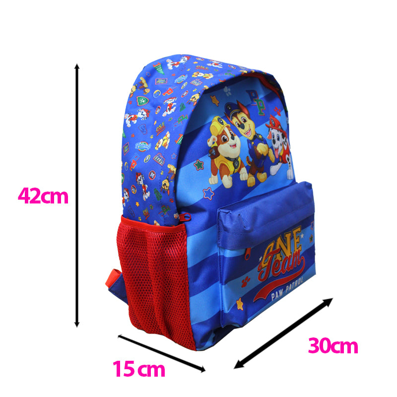 Paw Patrol Backpack For Kids Girls Boys Nursery School Lunch Bag Large Travel Rucksack Sen 42cm
