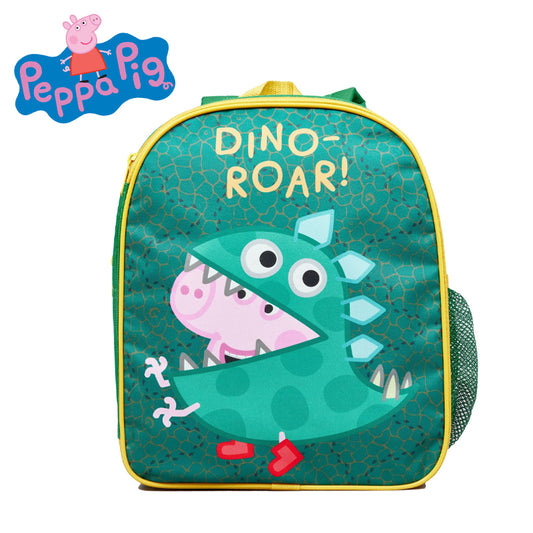 Boys Peppa Pig George Pig Playmat Backpack Small For Pre school Nursery Small 32cm Height