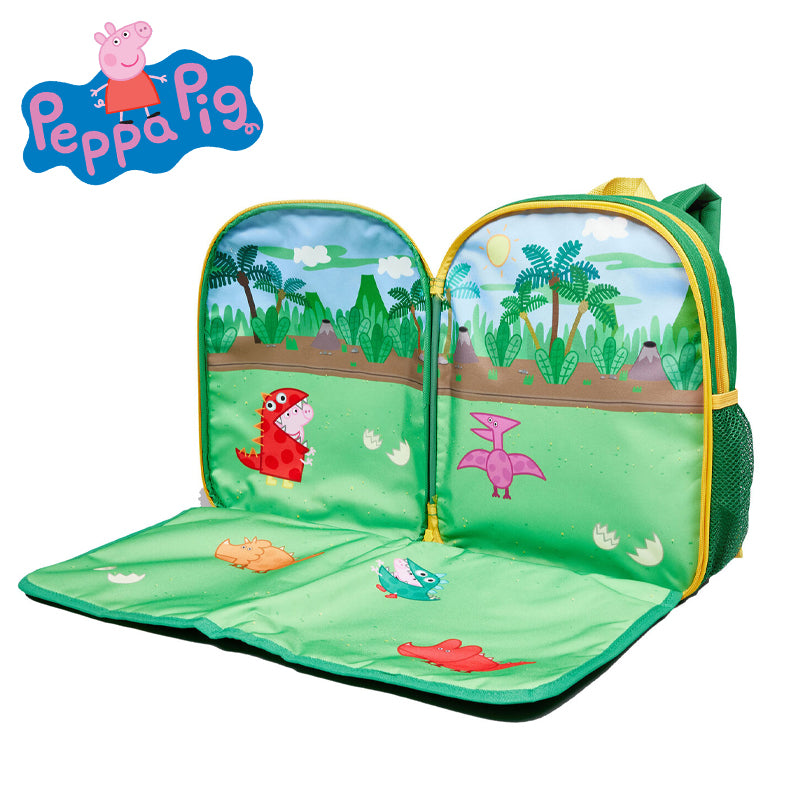 Boys Peppa Pig George Pig Playmat Backpack Small For Pre school Nursery Small 32cm Height