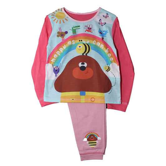 Hey Duggee Girls' Pyjamas | Happy As Can Bee | Toddler Sizes (18 Months to 5 Years)