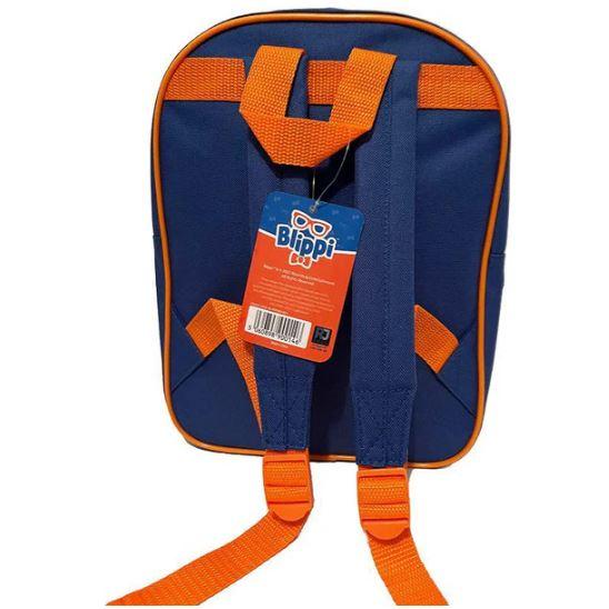 Blippi Kids Backpack - Navy and Orange - Come On, Let's Go - School Bag for Boys and Girls