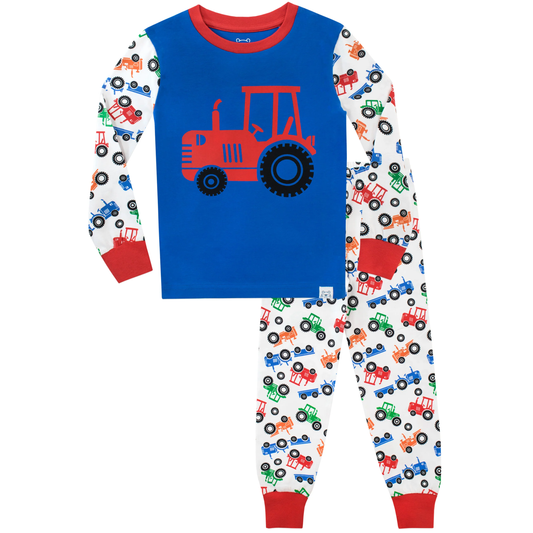 Boys' "Tractor" Pyjama Set | Fun & Cozy | Size 4-5 Years
