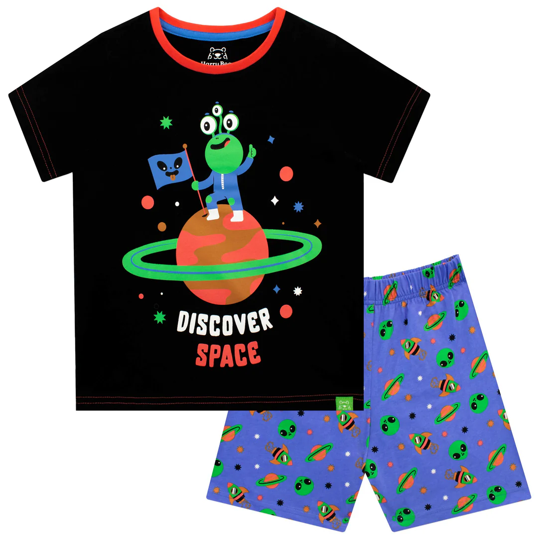 Boys' "Discover Space" Pyjama Set | Out-of-This-World Fun | 7-8 Years