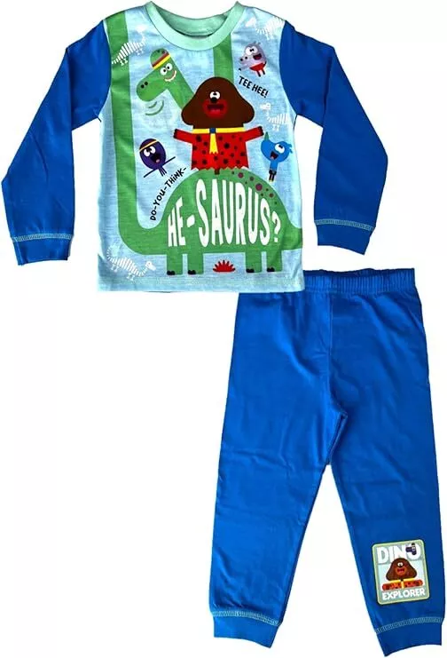 Hey Duggee Boys' Pyjamas | Dino Explorer | Toddler Sizes (18 Months to 5 Years)