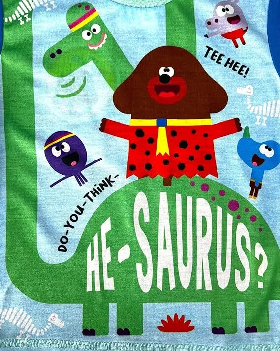 Hey Duggee Boys' Pyjamas | Dino Explorer | Toddler Sizes (18 Months to 5 Years)