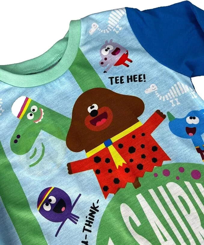 Hey Duggee Boys' Pyjamas | Dino Explorer | Toddler Sizes (18 Months to 5 Years)