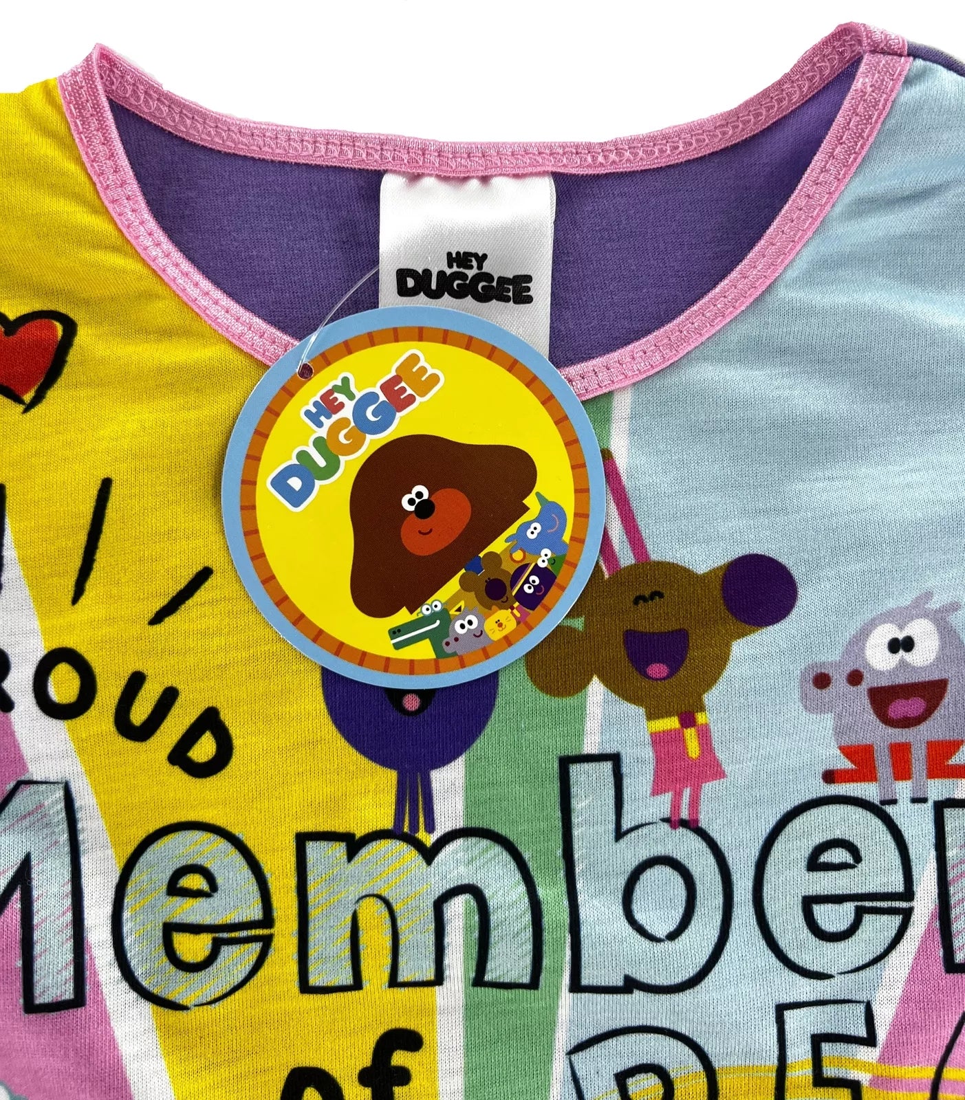 Hey Duggee Girls' Pyjamas | Proud Member of the Squirrel Club | Toddler Sizes (18 Months to 5 Years)