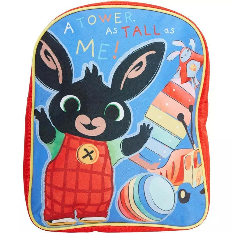 Bing Backpack Boys & Girls Nursery Pre School Bag - 'A Tower as Tall as Me!