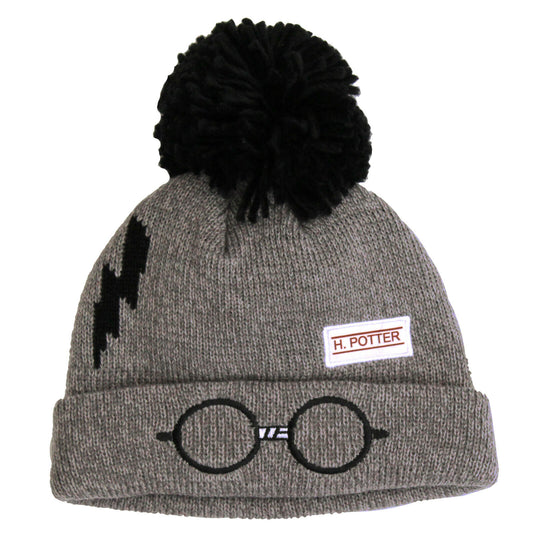 Licensed Kids Boys Harry Potter Winter Beanie Hat.  Age 3-10 Years Double Knit