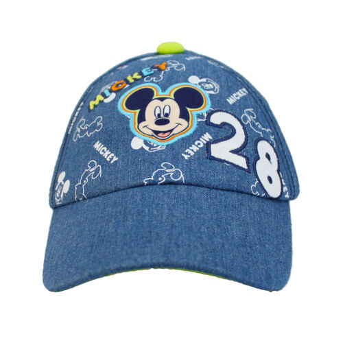 Licensed Disney's Mickey Mouse Blue Baseball Cap Hat Age 2-3 Years.