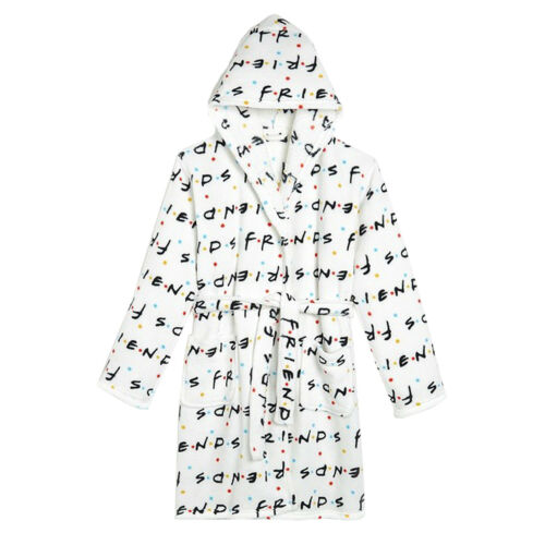 Older Girls Friends Hooded Dressing Gown Age 10-16 Years