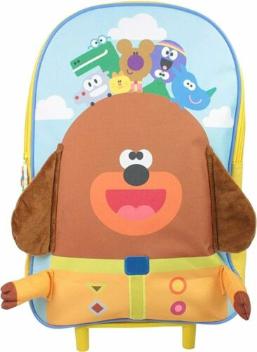 Yellow Unisex Hey Duggee Wheeled Suitcase/Bag For kids
