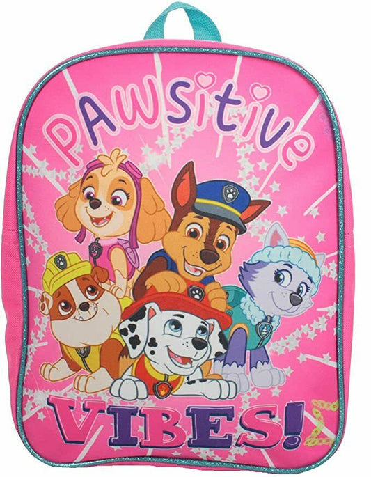 Paw Patrol PAWSITIVE VIBES Pink Backpack Girls