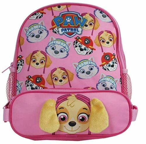 Girls Pink Paw Patrol School Bag with a Detachable Pencil case