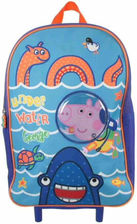 Boys Peppa Pig George Design Wheeled Bag