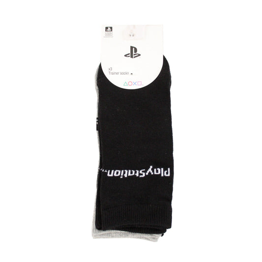 Boys PlayStation Trainer Sock Pack Of 3 Pairs