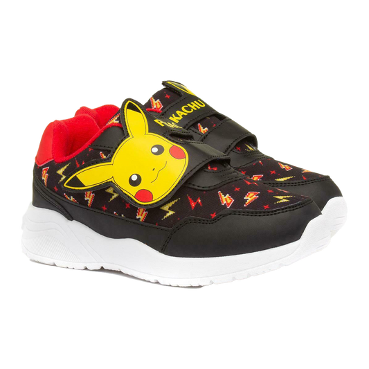 Pokemon Trainers - Pikachu Easy Fasten Kids Shoe 8-2 UK