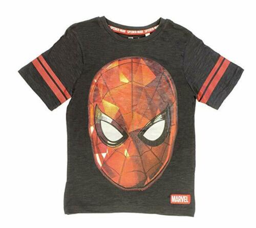 Marvel Official Licensed Spiderman Grey T-Shirt Top Boys